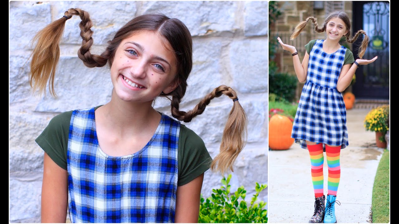 Dad Teaches How to Create Pippi Longstocking Braids