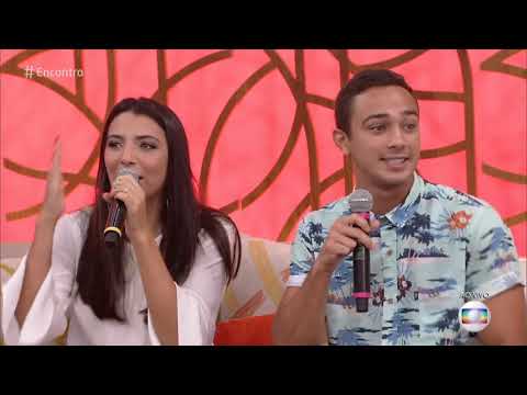 Encontro com Fátima Bernardes 04/03/2019 - Rayssa Bratillieri e André Luiz Frambach estão juntos