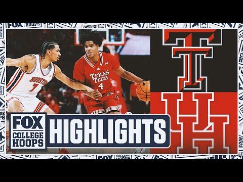 No. 14 Texas Tech Red Raiders vs. No. 7 Houston Cougars Highlights 🏀 FOX College Hoops