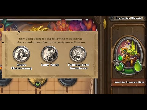 Heroic Xaril, the Poisoned Mind - Free to play guide [Cheese edition] - Hearthstone Mercenaries