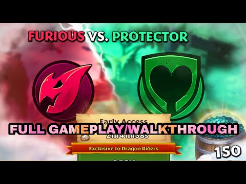 New Gauntlet FURIOUS VS PROTECTOR Full Gameplay/Walkthrough - Dragons:Rise of Berk