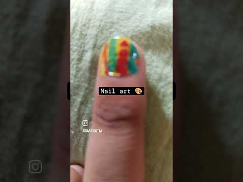 #simple nal art Iding at home  2024 🎨💅 #subscribe #youtub #nal 💅🎨