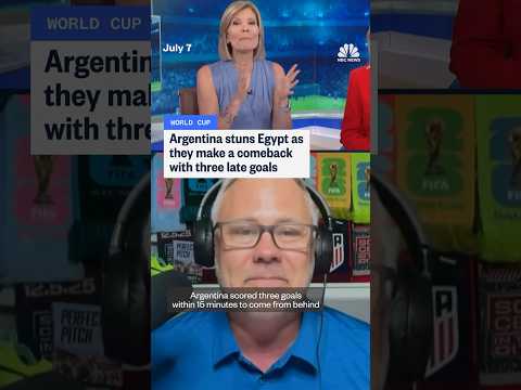 Argentina stuns Egypt to advance to final eight in World Cup