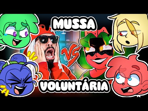 REAGINDO A BATALHA DO MUSSA VS 🍉VOLUNTÁRIA !!!