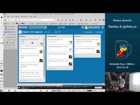 Honza Javorek: Pandoc & nový python.cz