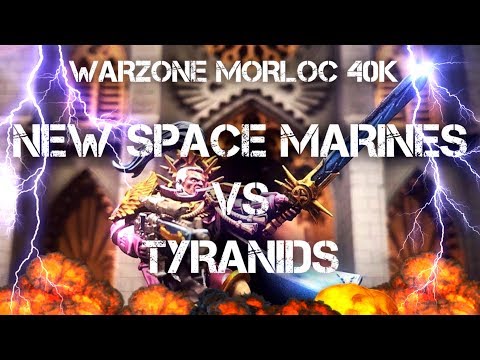 NEW CODEX Space Marines Vs Tyranids Warhammer 40k Battle report