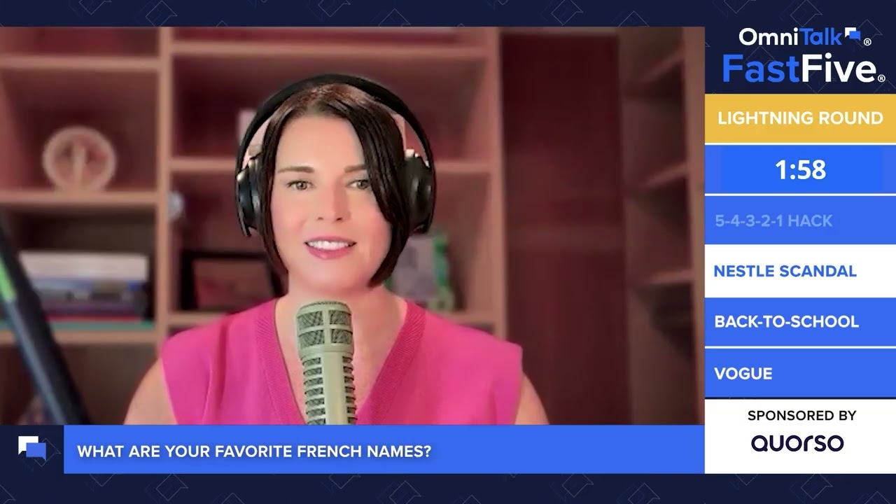 Lightning Round: Viral Food Trends, French Name Rankings & Back-to-School Hacks | Fast Five Shorts