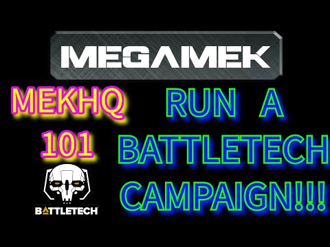 BATTLETECH: Run a campaign with MekHQ! How to set up and manage a campaign and missions.