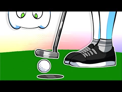 Mini Golf funny moments that end up with my ball in the hole - Golf it