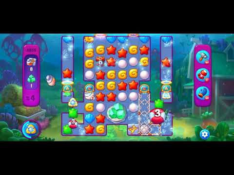 Fishdom Super Hard level 8859 no boosters フィッシュダム