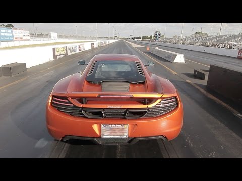 McLaren MP4-12C ALPHA Performance Tune - 10.1 @ 138 MPH Drag Racing 1/4 Mile w/ Launch Control