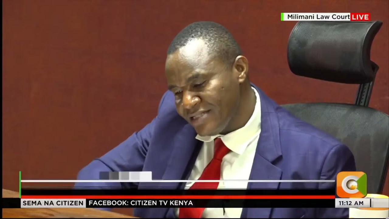 SENTENCING OF ACTING INSPECTOR GENERAL OF POLICE GILBERT MASENGELI