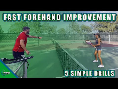 5 Drills To Improve Your Forehand FAST I TENNIS LESSON