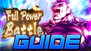 COMPLETE GUIDE ON HOW TO BEAT THE FULL POWER BATTLE JIREN: FULL POWER MODE! | Dragon Ball Legends