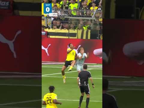 🤯 Nmecha a marqué le but de l'année pour le #BorussiaDortmund !