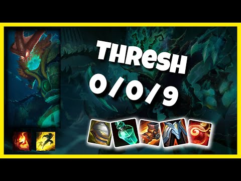 Thresh 10.24 Gameplay Challenger Replay S11 Support (0/0/9) - KOREAN