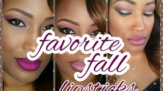 preview picture of video 'My Favorite Fall Lipsticks Mac, Milani, Wet n Wild'