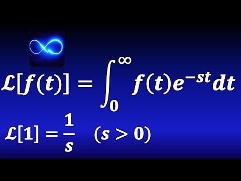 168. Laplace transform: what is it? Definition, explanation and first example.