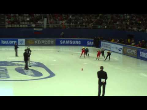 2013-14 ISU World Cup Short Track 2 Ladies 1500m [Heat 2] (1)KIM Alang / Seoul (KOR)
