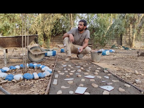 DIY Stone Pathway Makeover – Transforming My Rural Yard with Pebble Mosaic