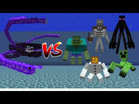Updated Leviathan(L_Ender's Cataclysm) Vs Mutant Monsters - Minecraft Mob Battle