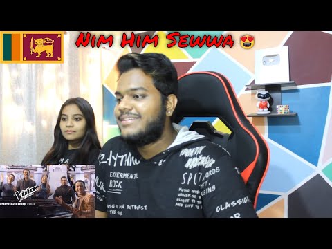 INDIANS REACT TO Nim Him Sewwa - The Voice Sri Lanka Edition | BnS | Kasun | Umaria | Shashika