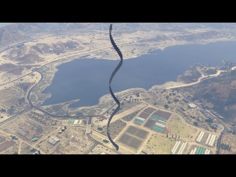 12 FLIPS/PIRULETAS! MEGA BUS SPIRAL! "${}$ Broken Bus Spiral" {PS4 GTA5 online Epic Custom Races}