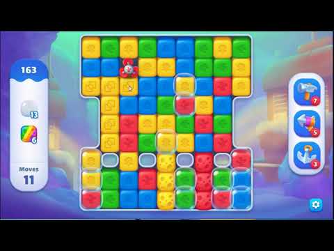 Fishdom Blast Level 163 - NO BOOSTERS GAMEPLAY 🐠 | SKILLGAMING ✔️