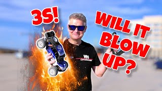 Will it blow up on 3s batteries? LC RACING car EMB-DTH