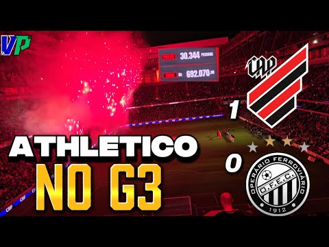 ATHLETICO CHEGA a 7° VITÓRIA SEGUIDA! 30 mil na Arena | Athletico-PR 1 X 0 Operário