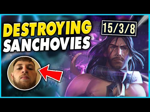 #1 SYLAS NA DESTROYS SANCHOVIES IN HIGH ELO! (HE HAD NO CHANCE) - League of Legends