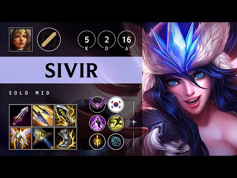 Sivir Mid vs Twisted Fate - KR Master Patch 25.14