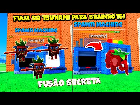 I DISCOVERED THE SECRET COMBINATION OF THE NEW FUSION MACHINE FROM ESCAPE THE TSUNAMI FOR BRAINRO...