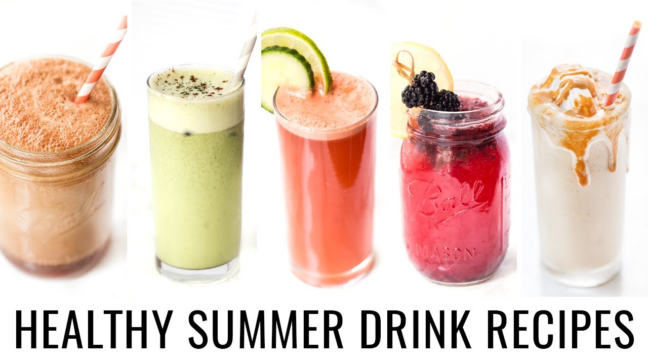 5 SUMMER DRINK RECIPES YOU NEED TO TRY! | healthy & vegan