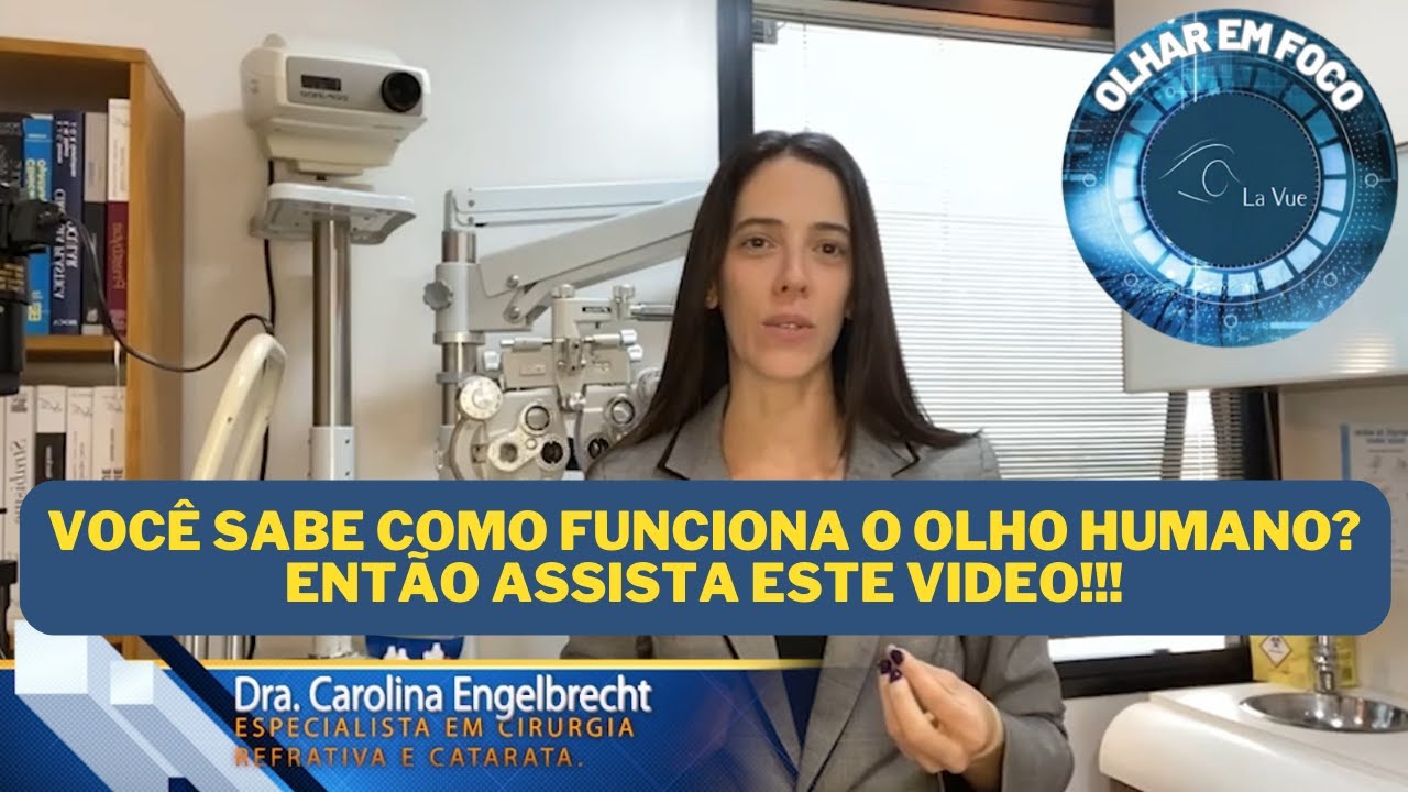 Como funciona o olho humano com à Dra Carolina Engelbrecht da @ClinicaLaVueYT