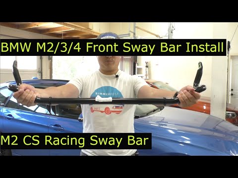 BMW M2 M3 M4 Front Sway Bar Installation (F8X Chassis)