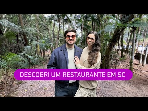 Restaurante ao lado da cachoeira em SC, experiência completa