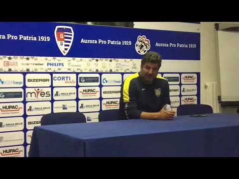 Baldini, tecnico della Carrarese: «Onore alla Pro Patria»