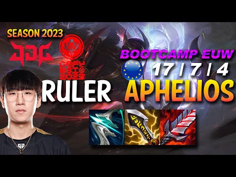JDG Ruler APHELIOS vs JINX ADC - BOOTCAMP EUW Ranked - MSI 2023