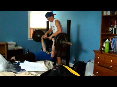 Bench Max and Squat Single 7/22/13