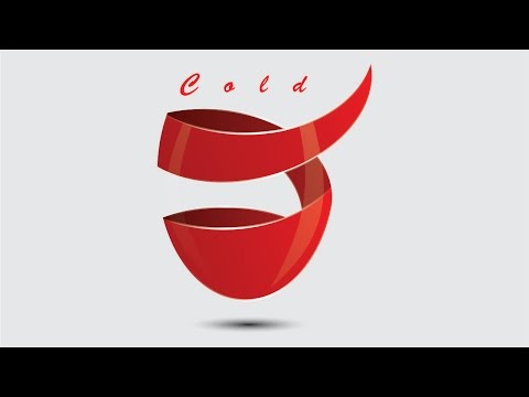 3D Cold Drinks Logo Corel Draw X8 Tutorial