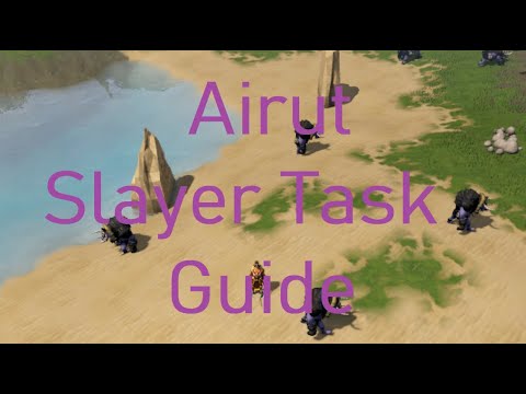 Runescape 3 Airut Slayer Task Guide +650k XP/HR +7.5m GP/HR (AFK if 108 Arch + Bone upgrade)