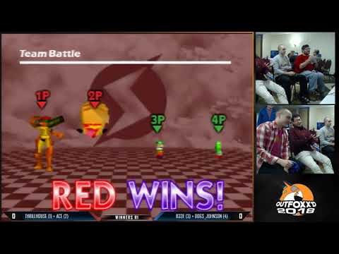 OUTFOXX'D 2018 - ThrillHouse + Ace vs B33F + Dogs_Johnson - Winners Semi-Final - Smash 64