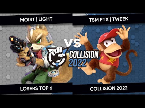 Collision 2022 - Light (Fox) vs Tweek (Diddy Kong) - Top 8 - Losers Quarters