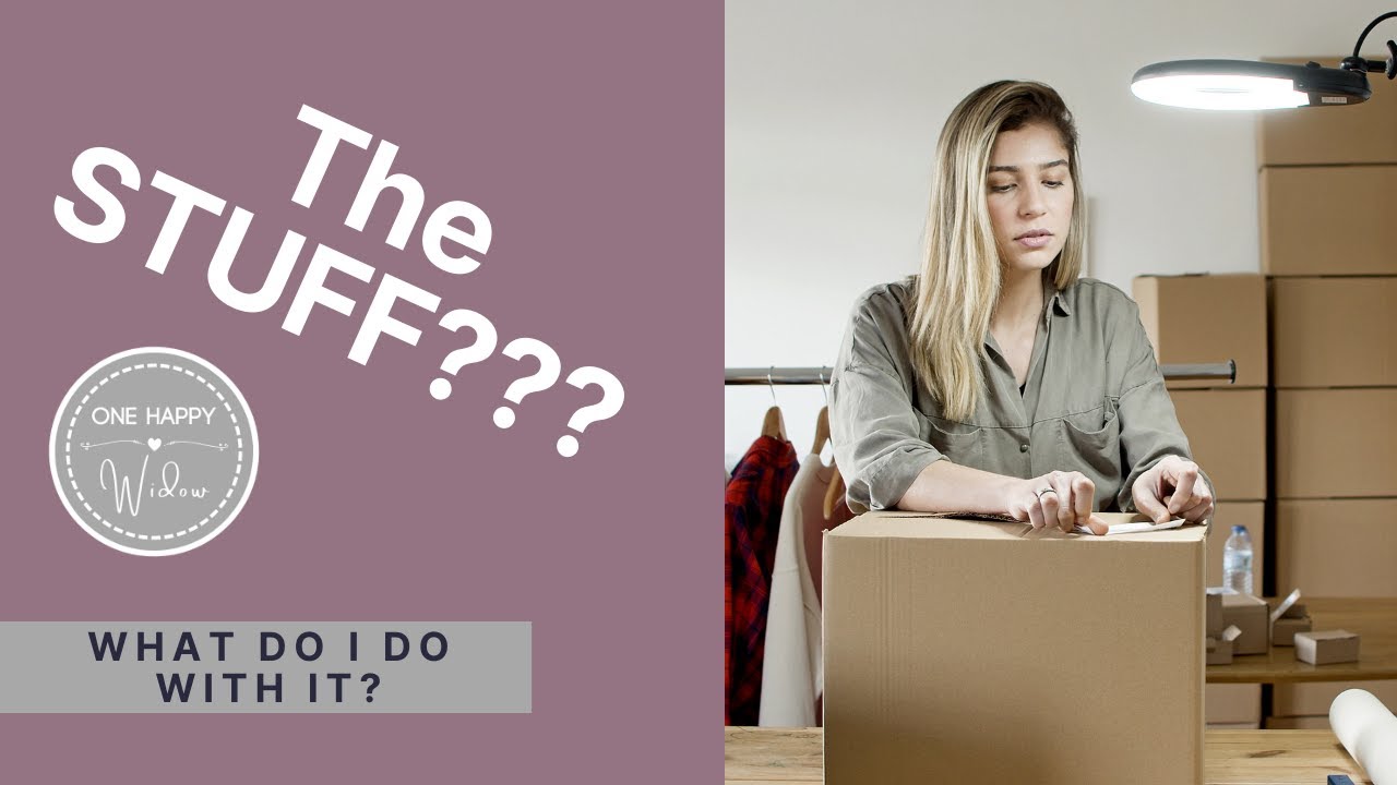 WHEN SHOULD A WIDOW GET RID OF HER SPOUSE'S THINGS?: Getting Rid of the Stuff // One Happy Widow