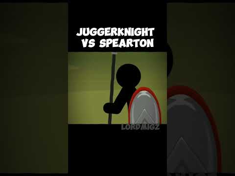 Juggerknight vs Spearton 🥶 #edit #shorts #stickwarlegacy #stickwarsaga #stickwar
