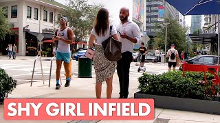 How to Approach a Shy Girl and Get a Date - INFIELD (+ Text Interaction)