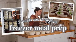 Prepping 2 Weeks Of Scratch-made Ready To Go Freezer Meals