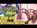 Capcom Fighting All Stars M U G E N W Skullomania And Kairi Arcade Mode
