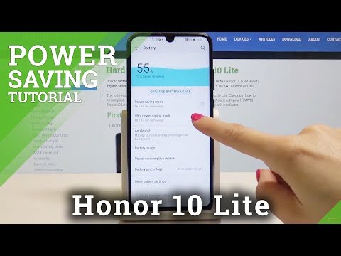 How to Activate Power Saving Mode in HUAWEI Honor 10 lite - Extend Battery Life